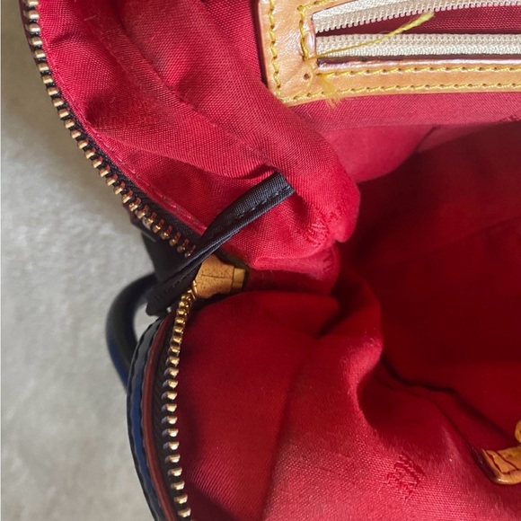 MZ Wallace Black Nylon Tote Bag red inside - Picture 7 of 10